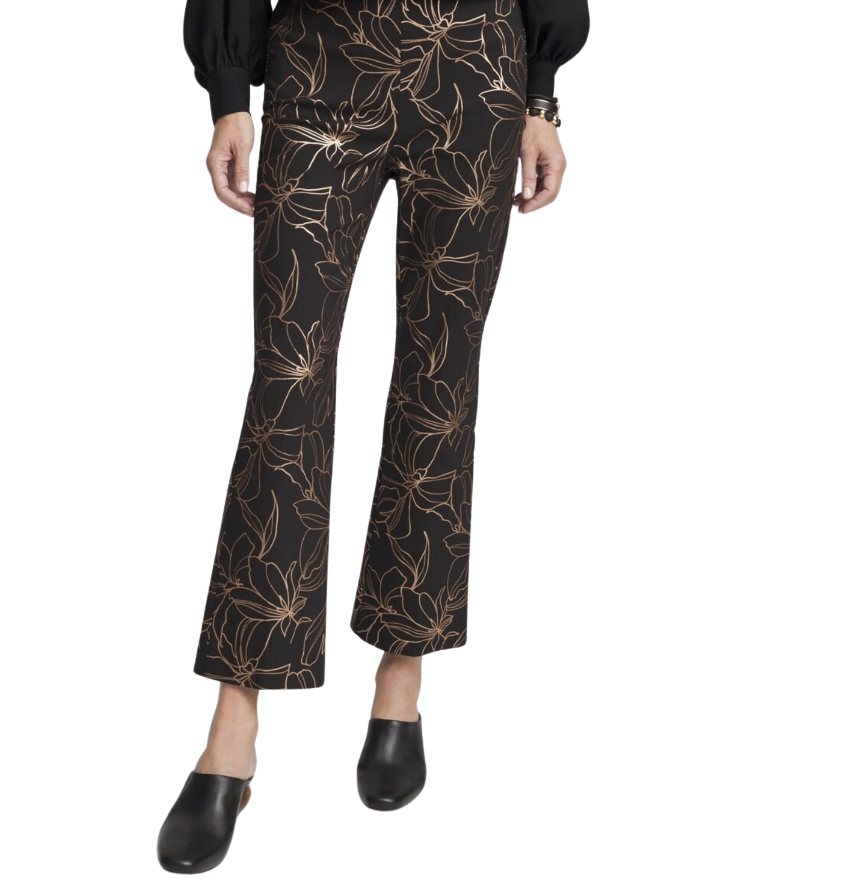 Juliet Fall Print Kick Flare Pants